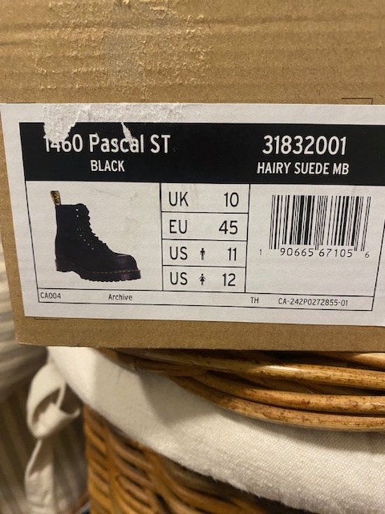 Dr. Martens Black Steel Toed Work Boots NWT main image 6